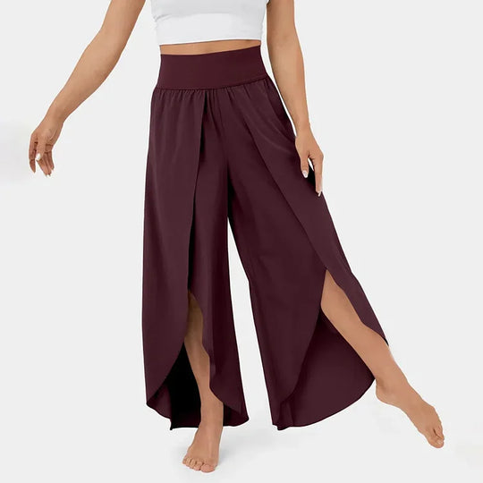 Yogahose mit Weitem Bein