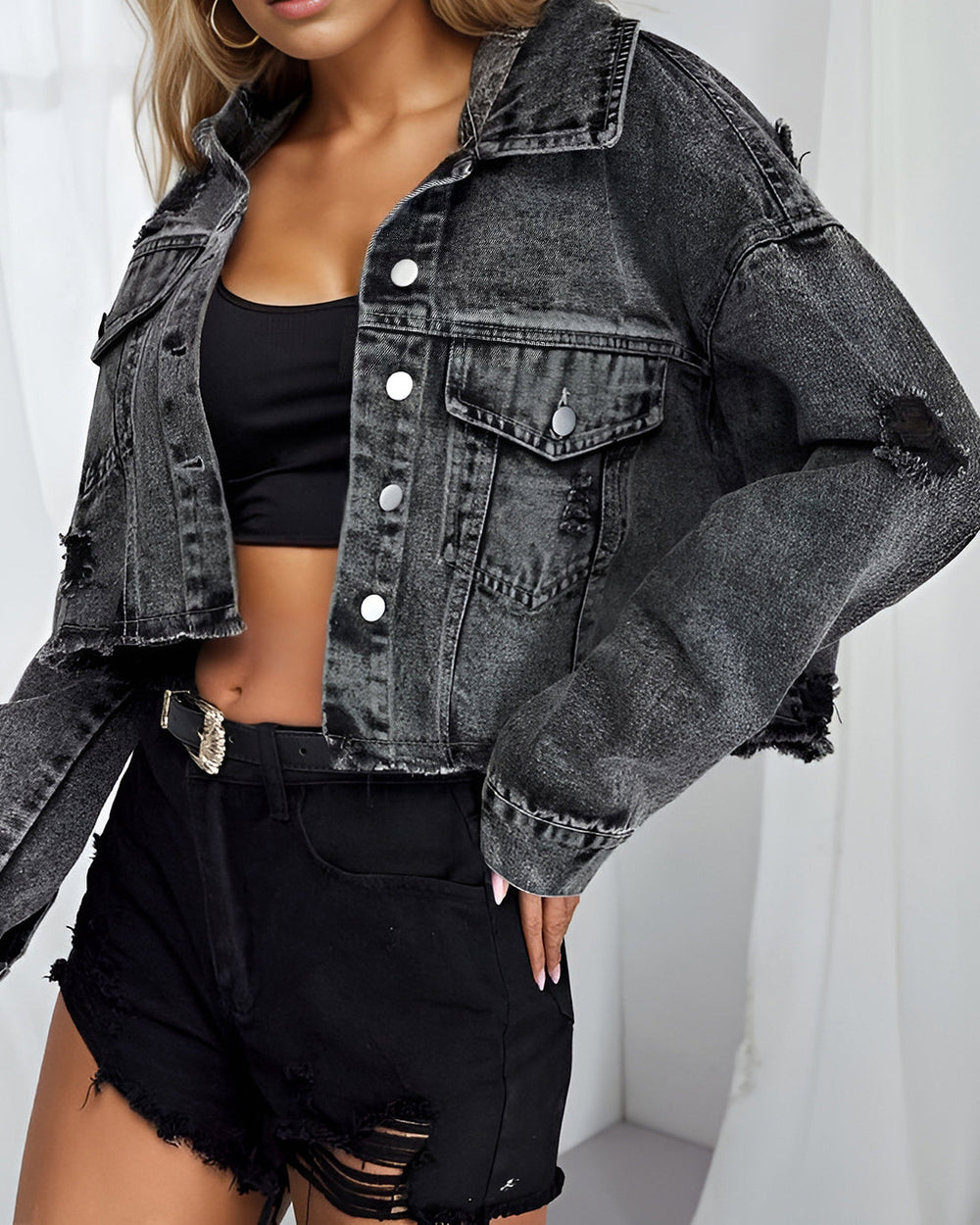Shopnory | Denim Kurzjacke