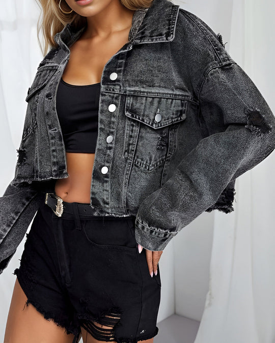 Shopnory | Denim Kurzjacke