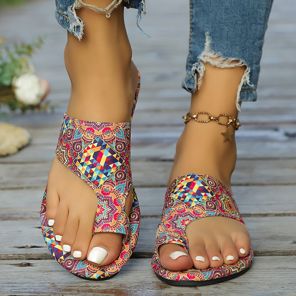 Florale Flip Flops für Frauen