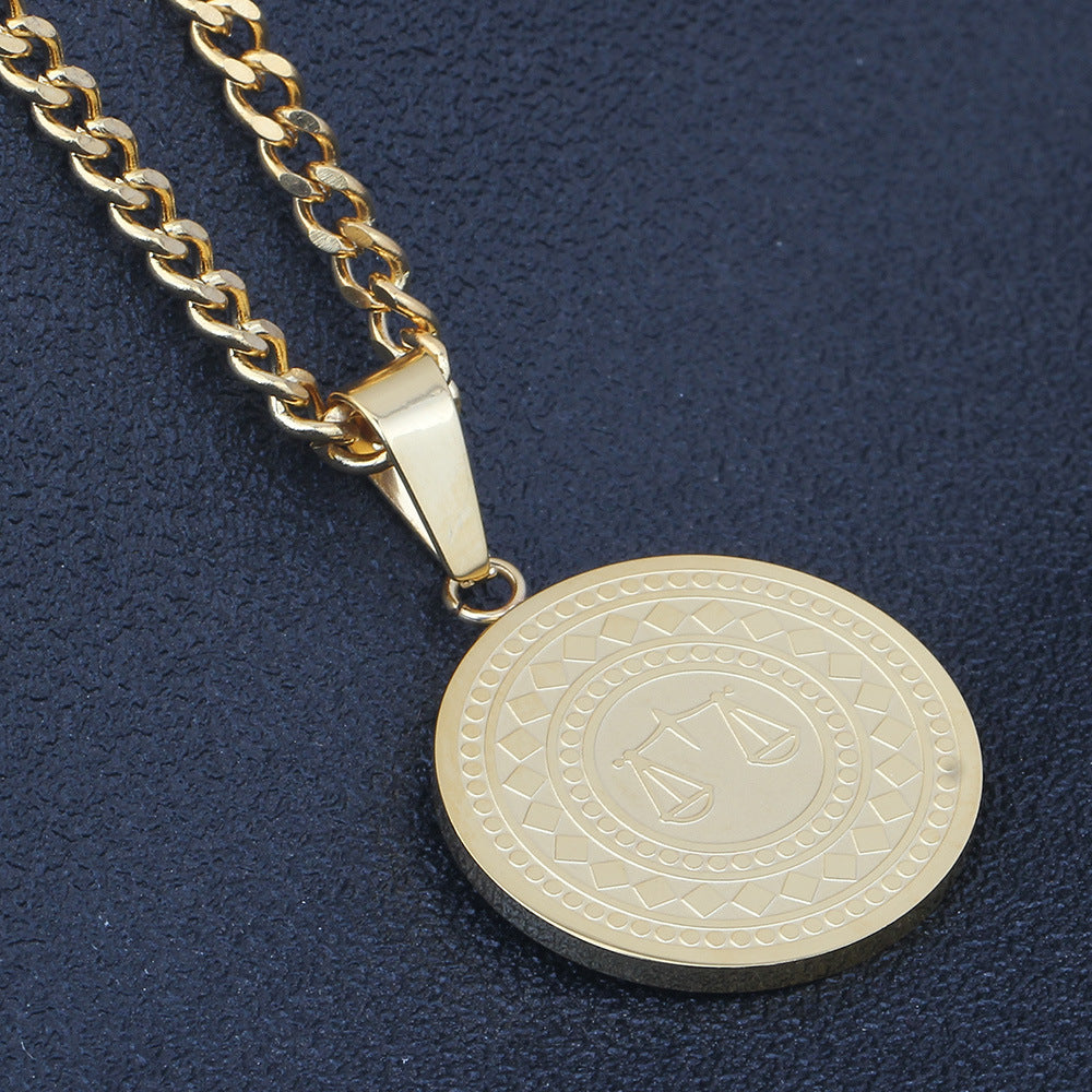 Herren Kette mit graviertem Medaillon Shop Nory