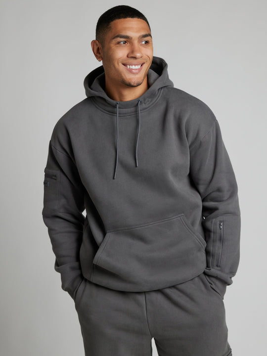 Bequemer Reise-Hoodie mit Flugmodus-Grafik