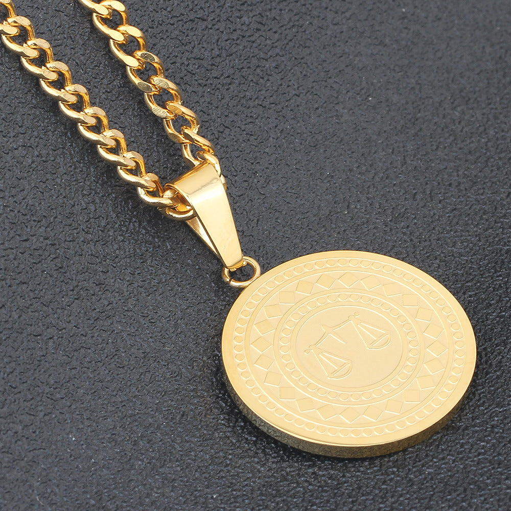 Herren Kette mit graviertem Medaillon Shop Nory