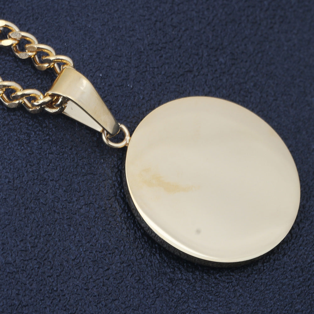 Herren Kette mit graviertem Medaillon Shop Nory