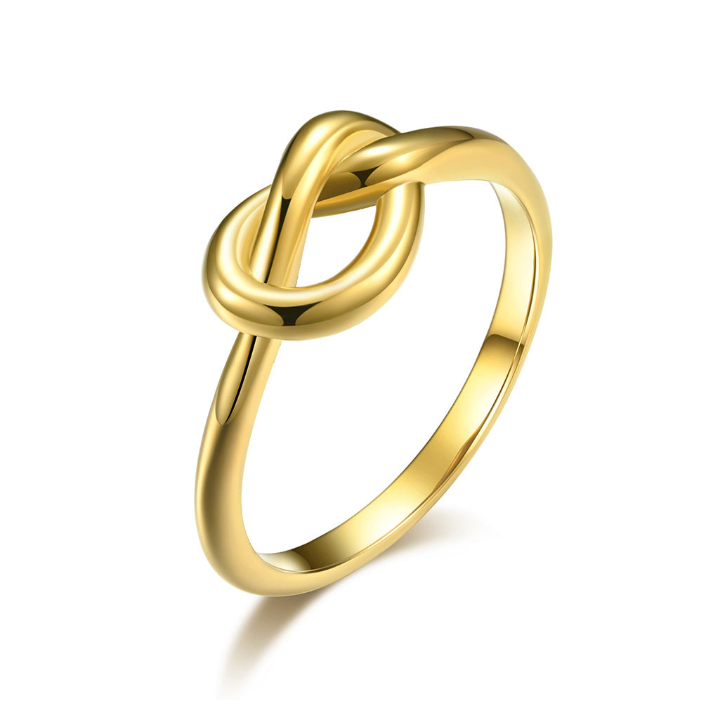 Minimalistisch aber eleganter geknoteter Herzschwanzring *perfektes Geschenk* / *4 Farben* | Shop Nory