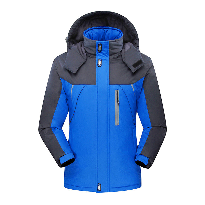 Herren Wasserdichte isolierte Softshell-Skijacke mit abnehmbarer Kapuze und Multifach-Taschen Shop Nory