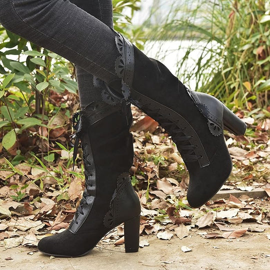 stiefel mit hohem Absatz