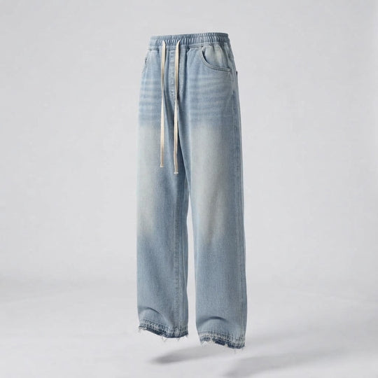 Damen Weitgeschnittene Denim-Hose Shop Nory