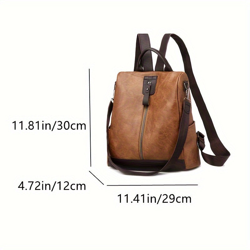 DiShop Norystahlsicherer Damen Rucksack Vegan | Anti-DiShop Norystahl City-Backpack