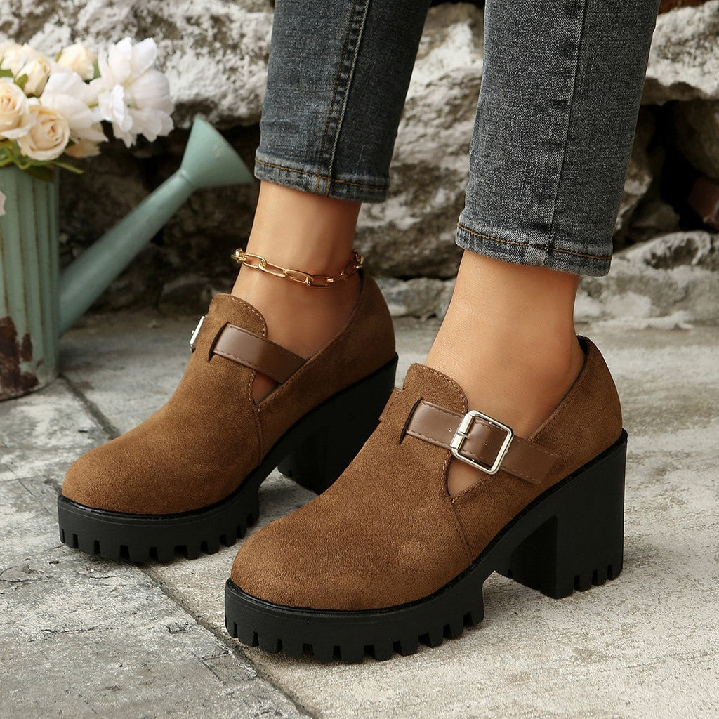 Modische Ankle Boots mit Blockabsatz