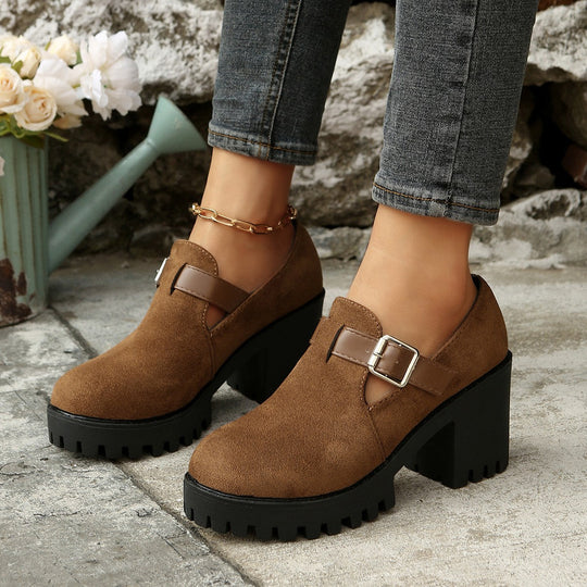 Modische Ankle Boots mit Blockabsatz