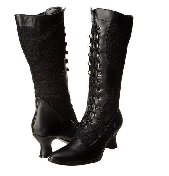 Vintage-Inspirierte Damen Stiefeletten