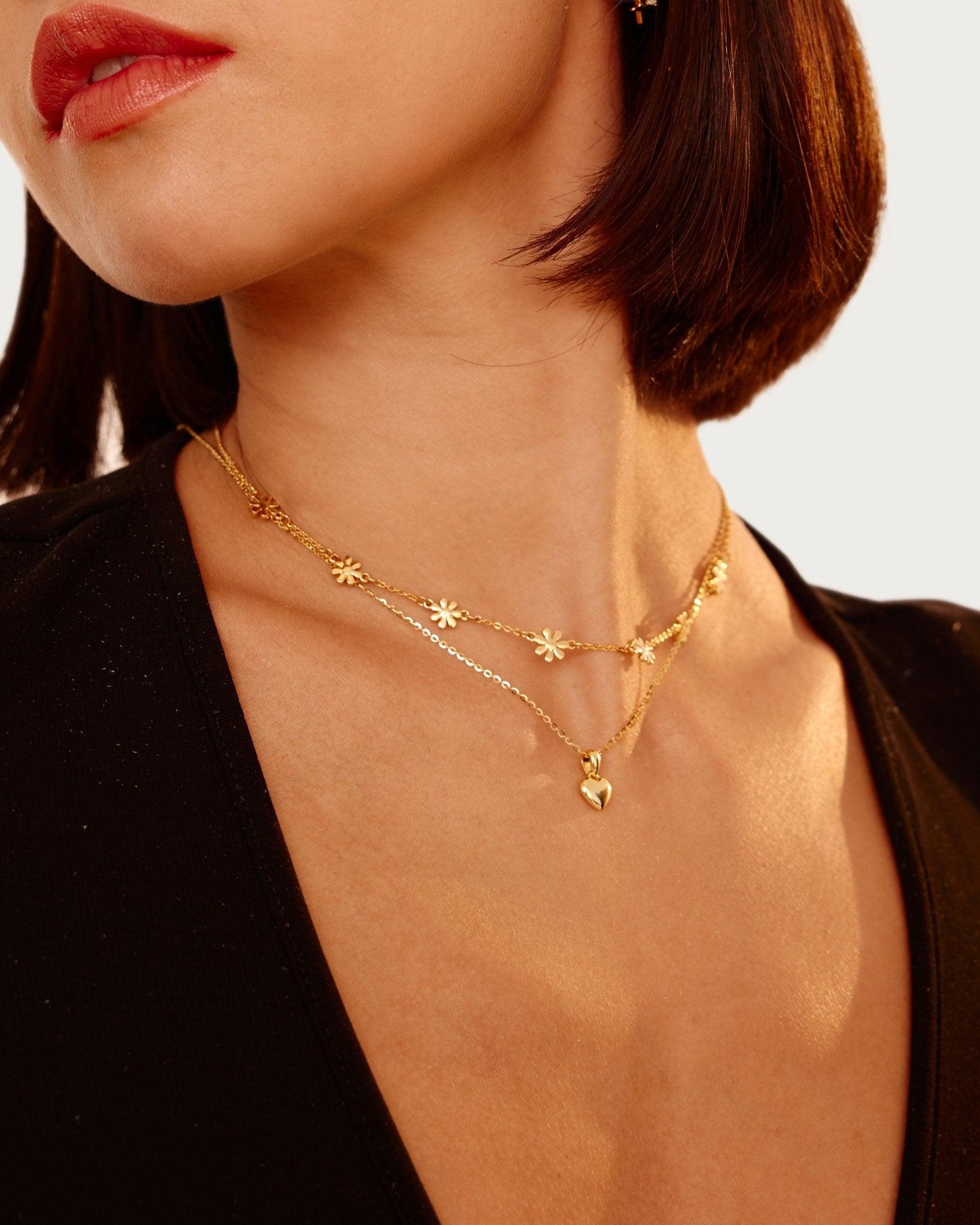 Goldenes Herz Halskettchen | Shop Nory