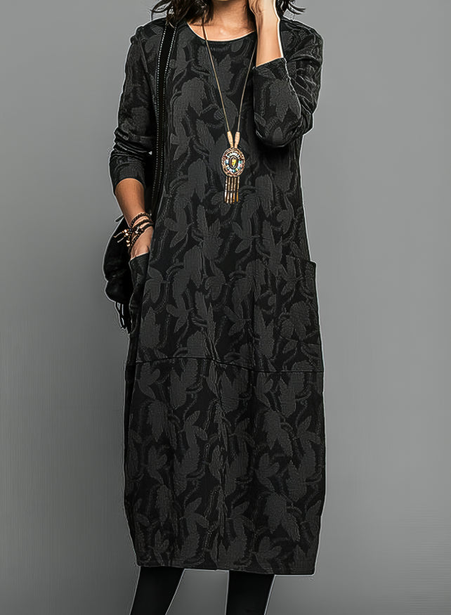 Luxuriöses kleid mit Druck