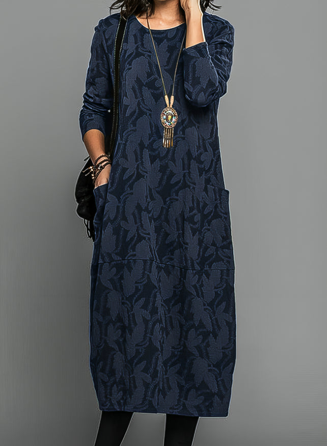 Luxuriöses kleid mit Druck