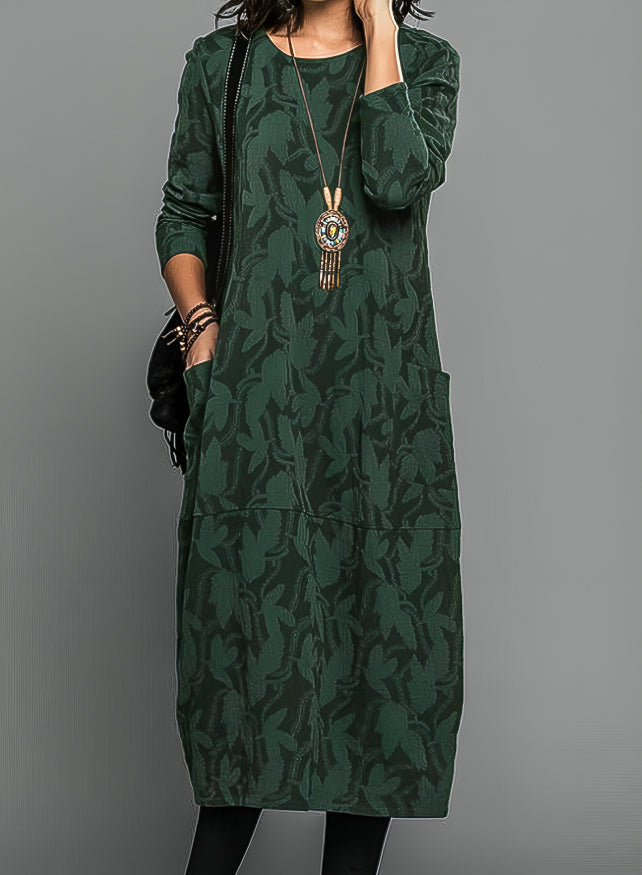 Luxuriöses kleid mit Druck