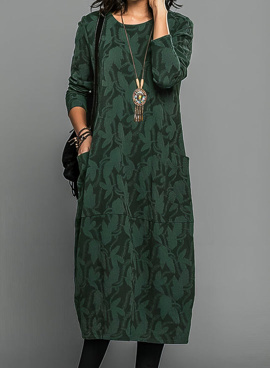 Luxuriöses kleid mit Druck