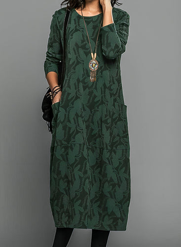 Luxuriöses kleid mit Druck