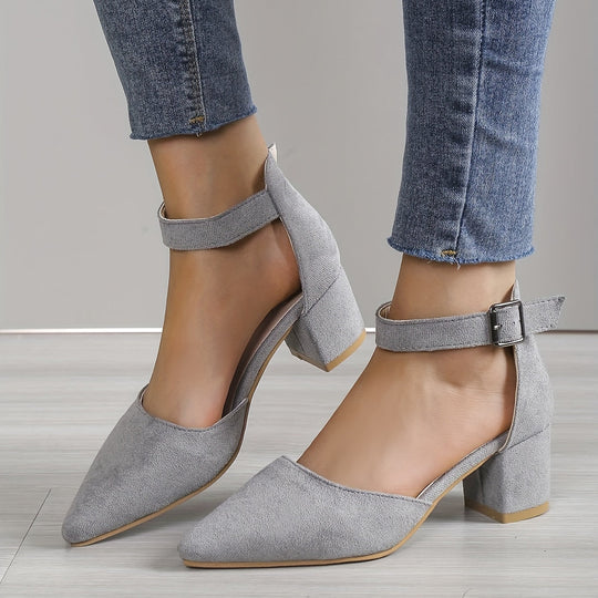 Damen Sandalen mit Blockabsatz Schnürung, mit Knöchelriemen, Elegant