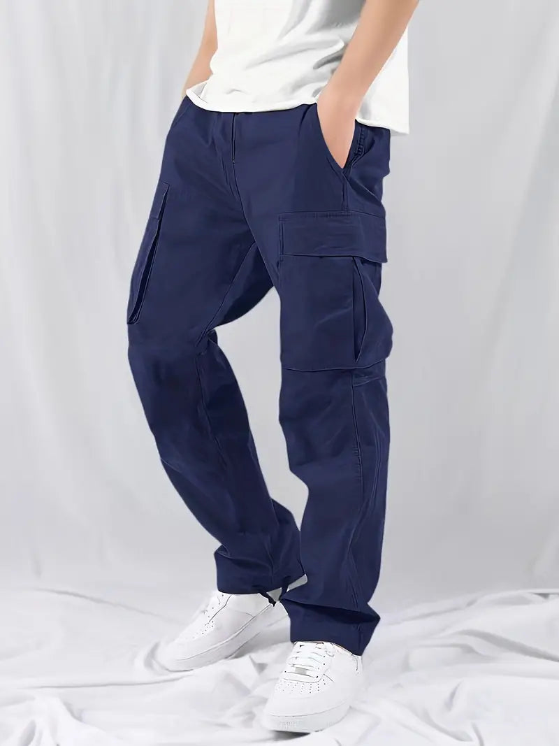 Lässige Jogginghose Herren mit Elastischem Bund und Taschen