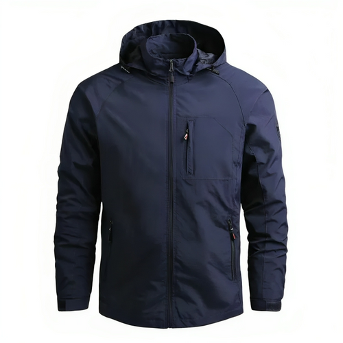 Wasserdichter Kapuzenwindbreaker für Herren
