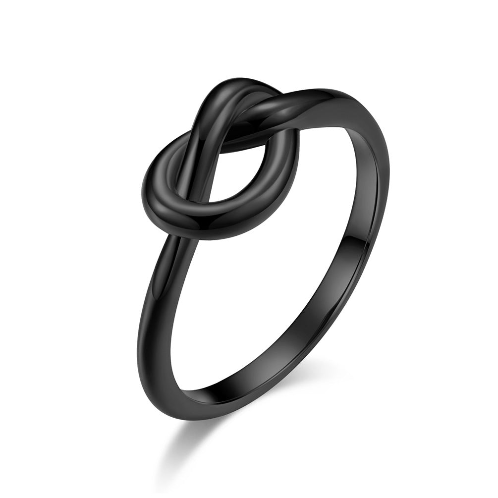 Minimalistisch aber eleganter geknoteter Herzschwanzring *perfektes Geschenk* / *4 Farben* | Shop Nory
