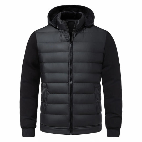 Shopnory | Freizeitwinterjacke mit Kapuze für Herren