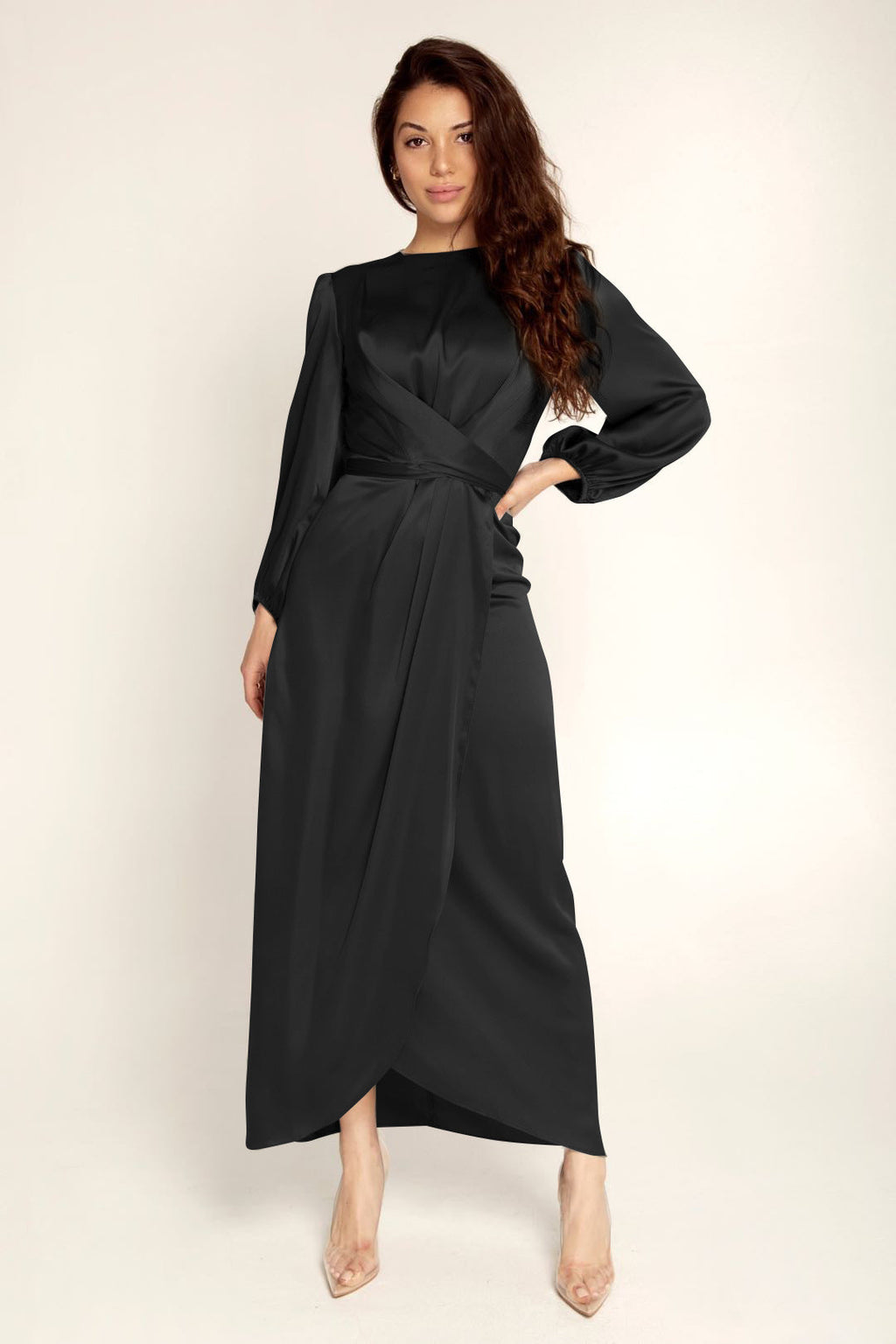 Trim Feminines und Elegantes Tunikakleid