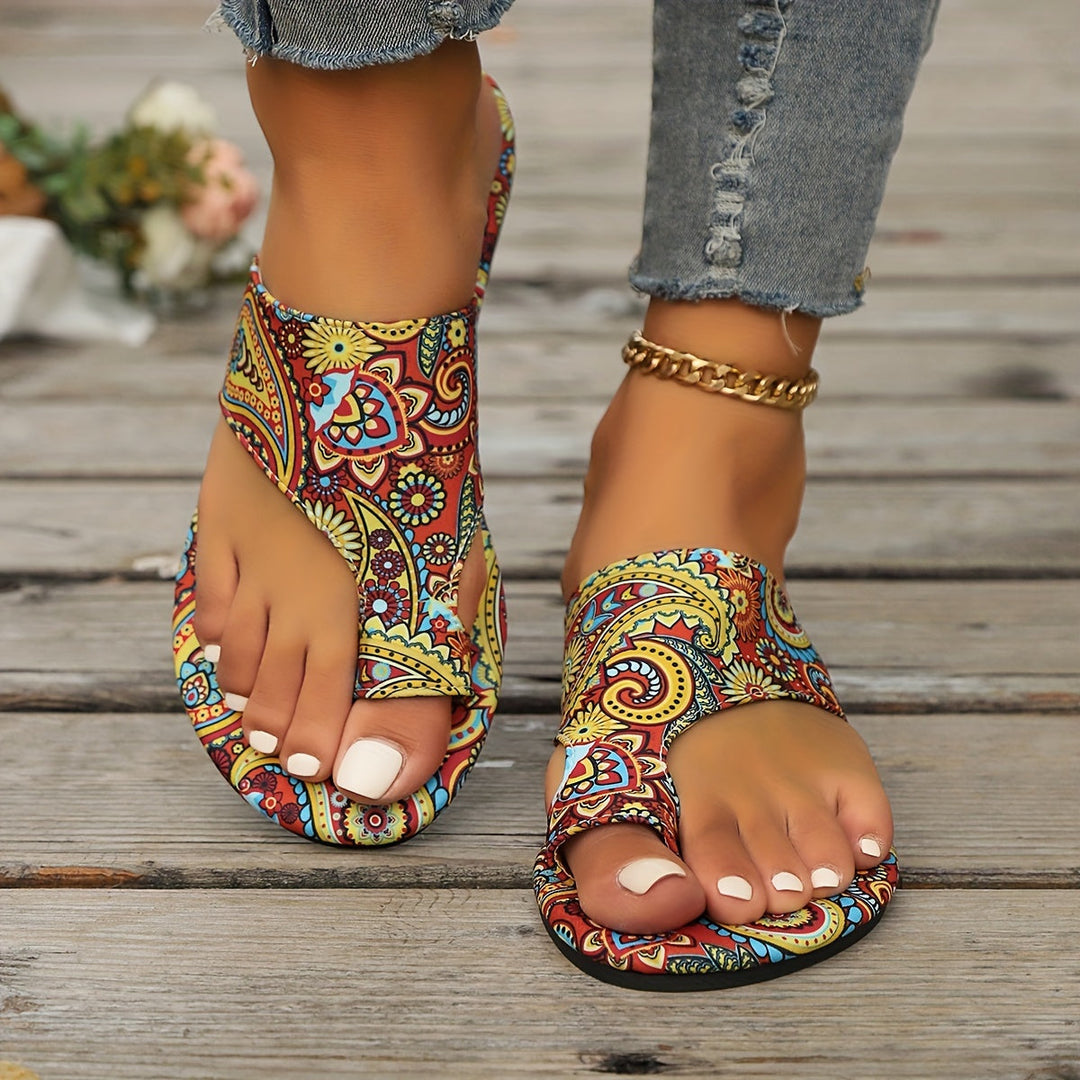 Florale Flip Flops für Frauen
