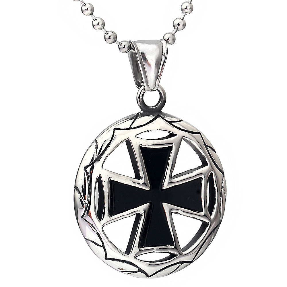 Damen Anhänger mit asymmetrischem Kreuzdesign und hochwertiger Edelstahlkette Shop Nory