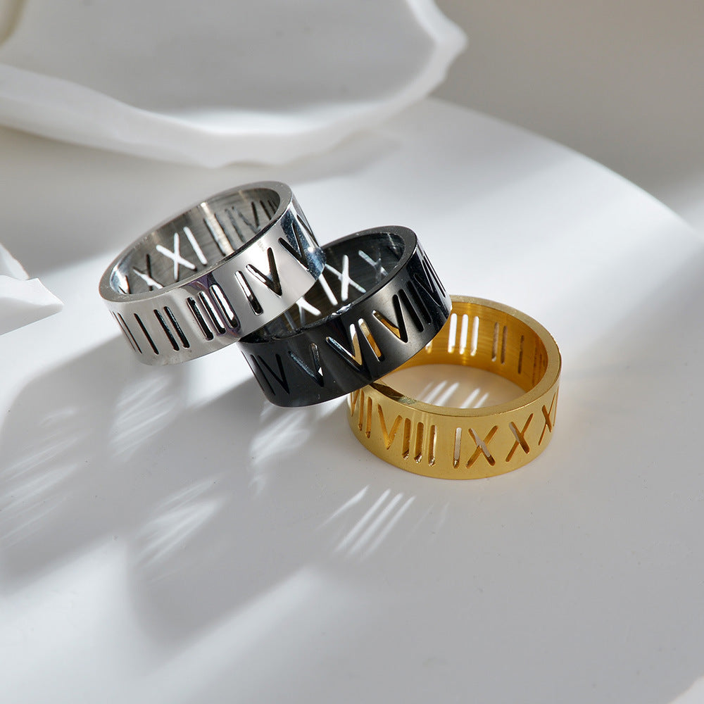 Herren Ring "Roman" in Titaniumstahl | Shop Nory
