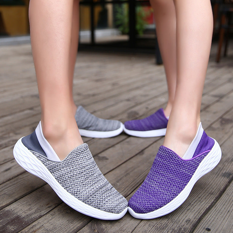 Unisex nan Einstiegs-Komfortschuh mit nahtlosem Strickschaft und dämpfender Leichtschaumsohle
