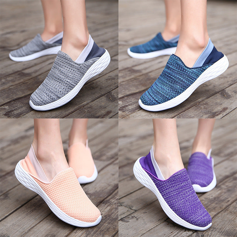 Unisex nan Einstiegs-Komfortschuh mit nahtlosem Strickschaft und dämpfender Leichtschaumsohle