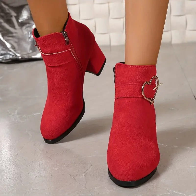 Damenstiefel mit Blockabsatz