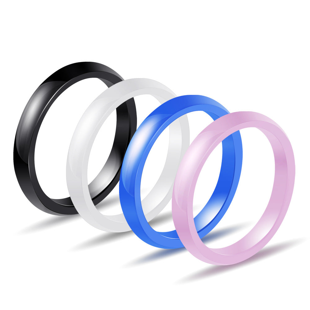 Damen minimalistischer Eternity-Ring aus hochwertigem Edelstahl Shop Nory
