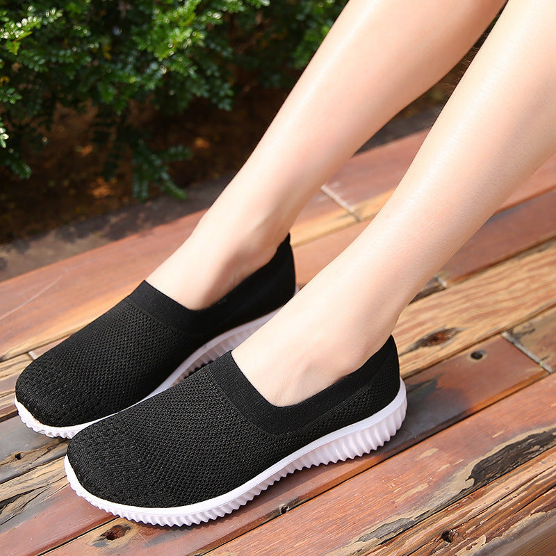 Unisex nan Einstiegs-Komfortschuh mit nahtlosem Strickschaft und dämpfender Leichtschaumsohle