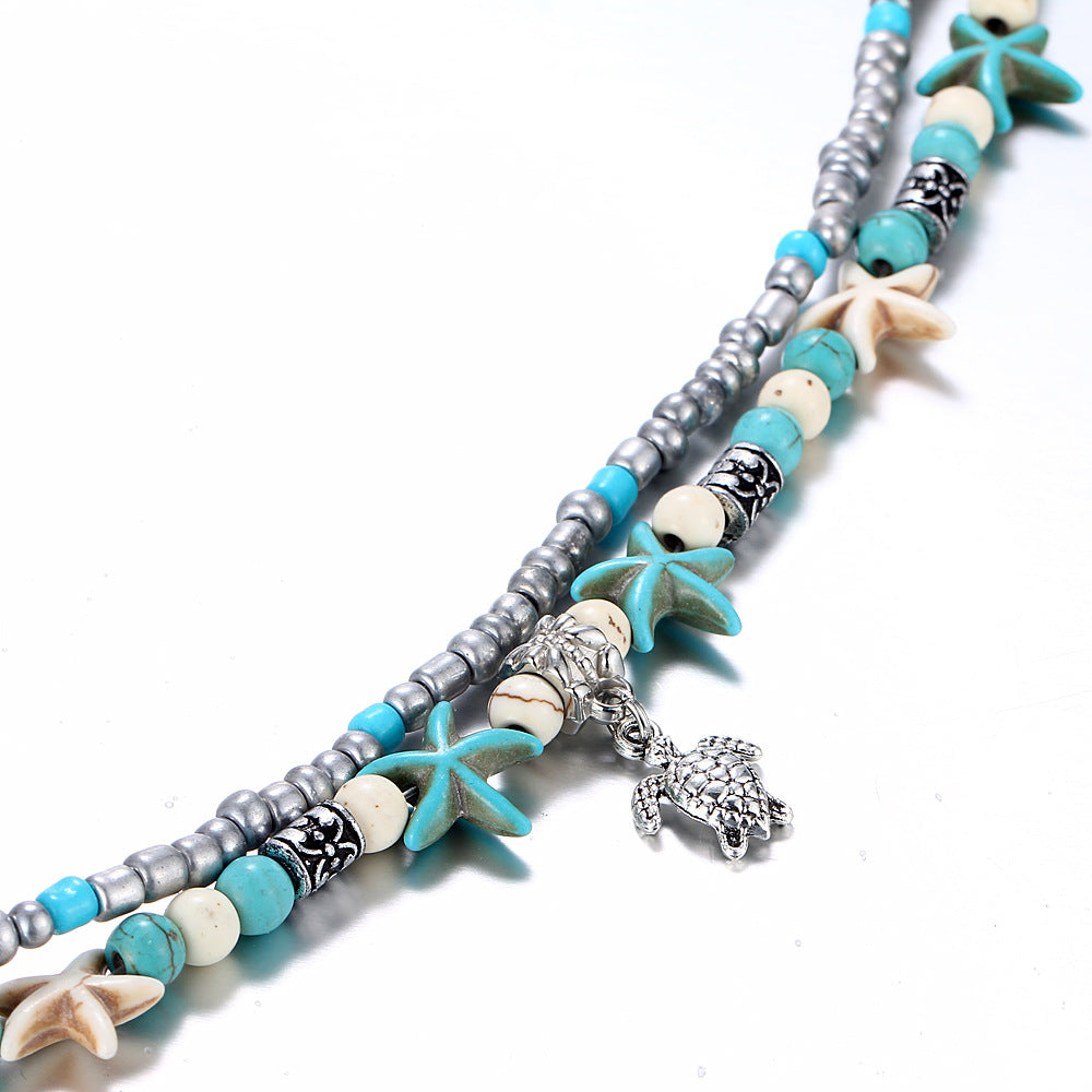 Damen Schmuckarmband mit maritimem Schildkrötenanhänger Shop Nory