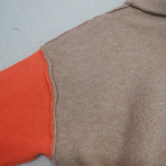 Schöner Colorblock Pullover