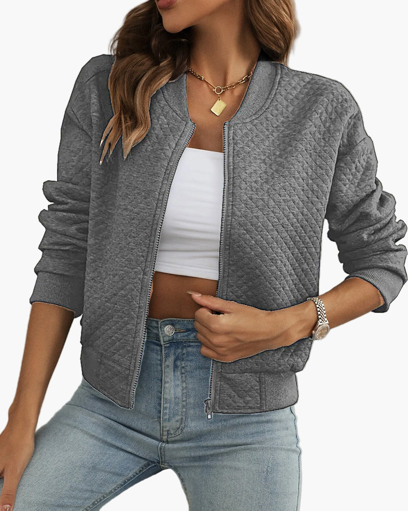 Bomberjacke Stepp-Design Modern Freizeit Übergangsjacke