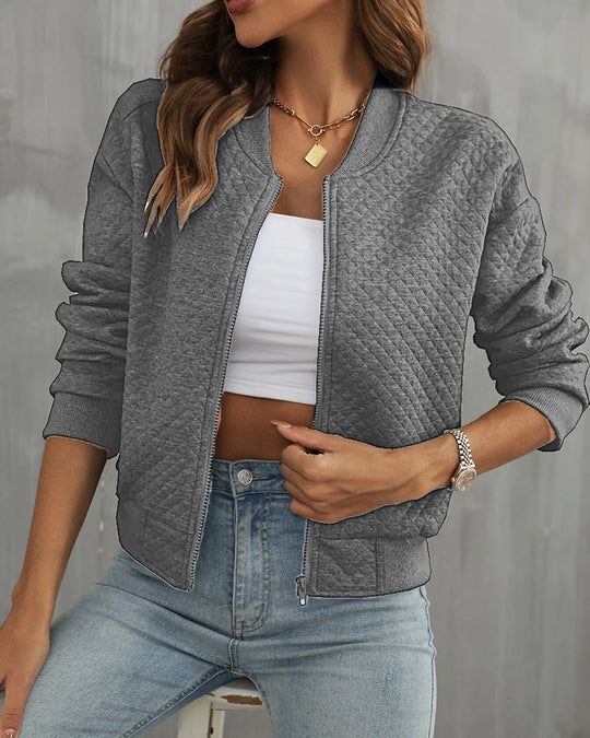 Stylische Sommer Bomberjacke
