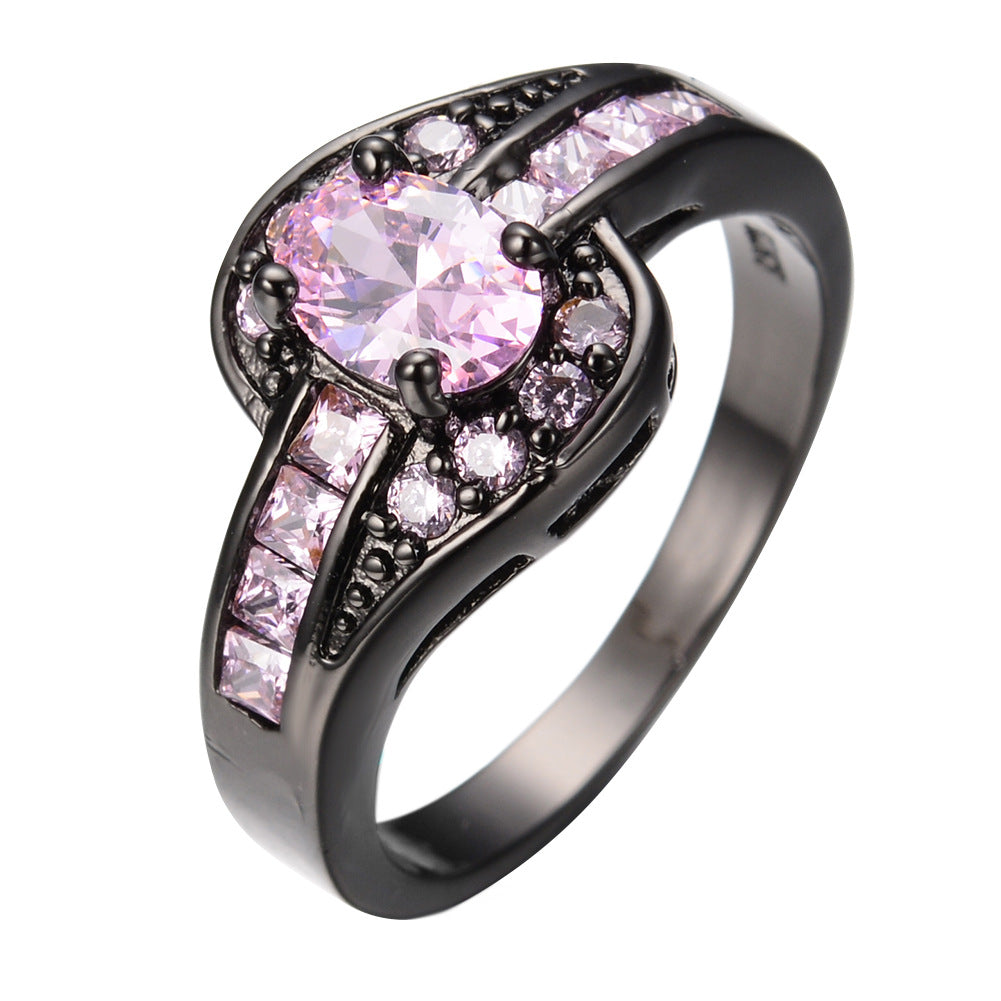 Damen Ring mit funkelndem blauen Stein und elegantem Zirkonia-Design Shop Nory