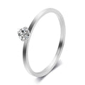 Damen Ring mit funkelndem Zirkonstein Shop Nory