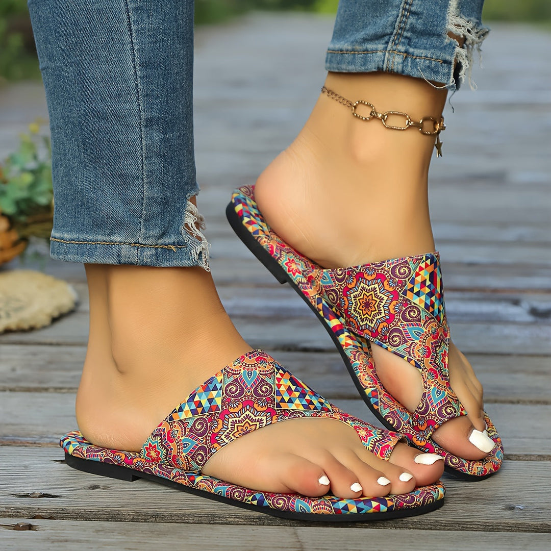 Florale Flip Flops für Frauen