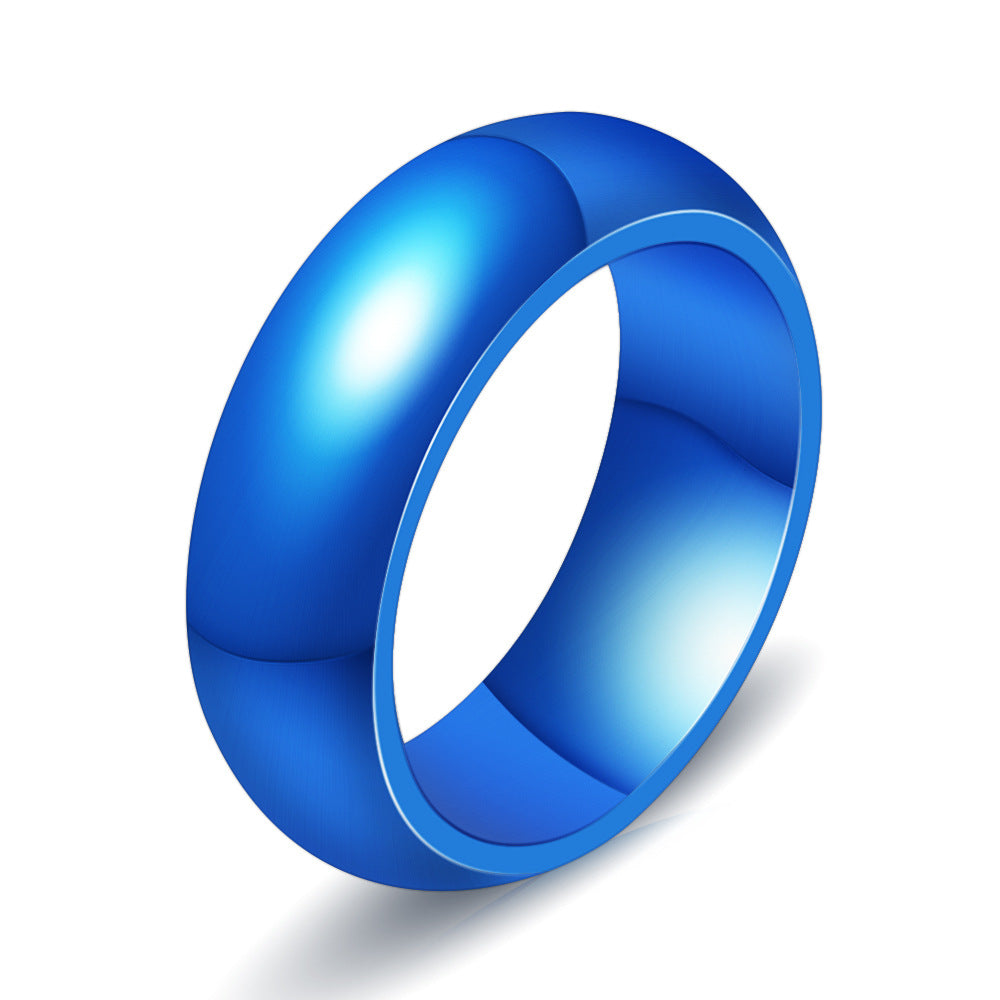 Herren Massiver Edelstahlring mit polierter Oberfläche Shop Nory