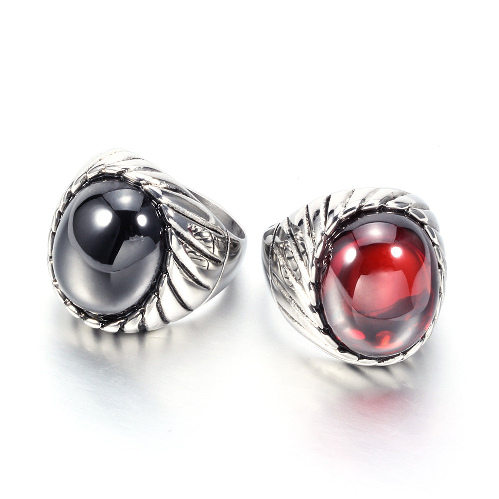 Damen Siegelring mit schwarzem Onyx und kunstvollem Design Shop Nory