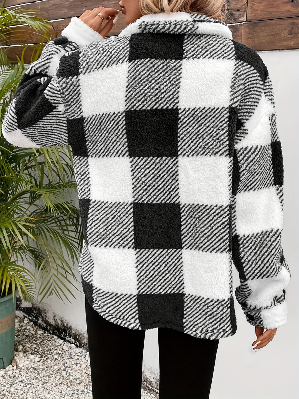 Flanellhemd mit Karos Polyester Warm und Stilvoll