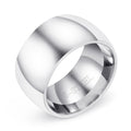 Herren Edelstahlring mit polierter Oberfläche Shop Nory