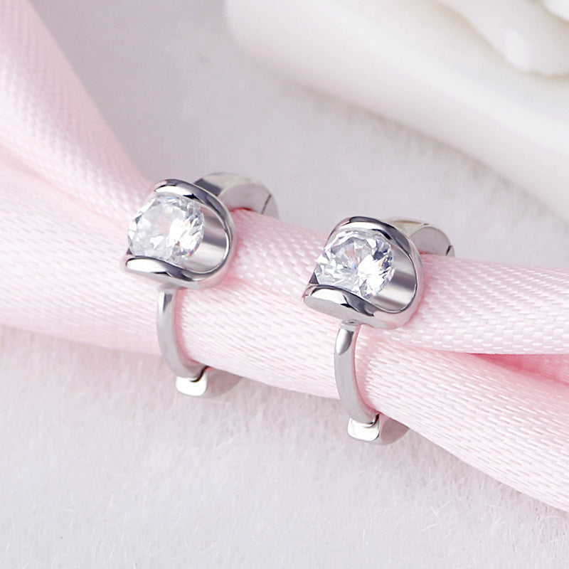 Damenohrringe mit elegantem Zirkonia-Besatz Shop Nory