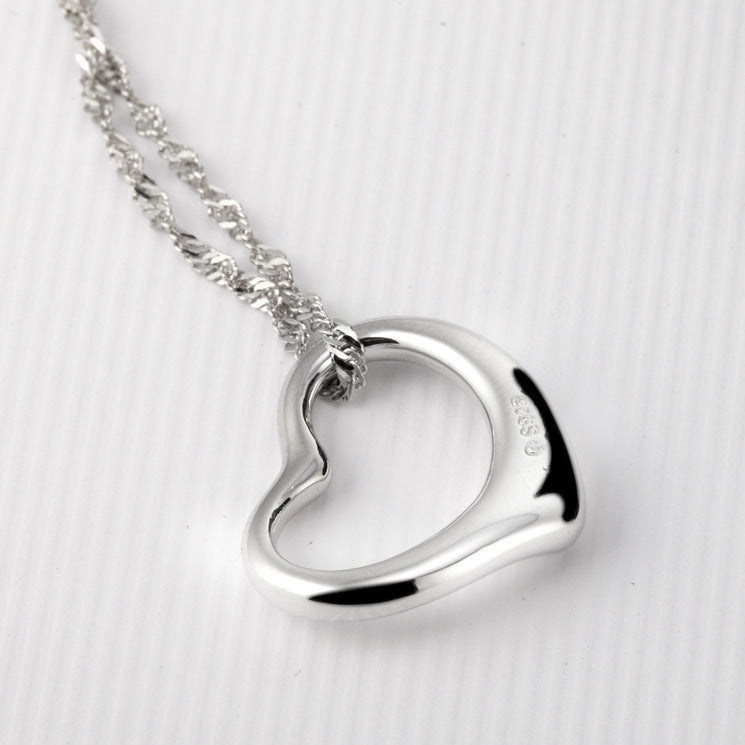 Damen Herzanhänger-Halskette aus hochwertigem Edelstahl mit elegantem Design Shop Nory