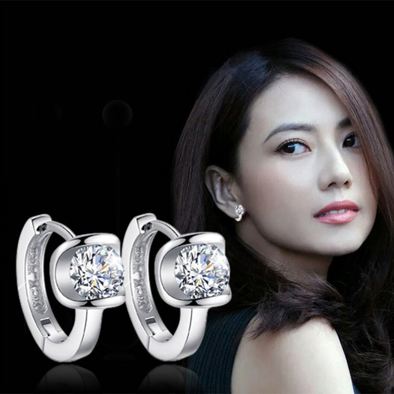 Damenohrringe mit elegantem Zirkonia-Besatz Shop Nory